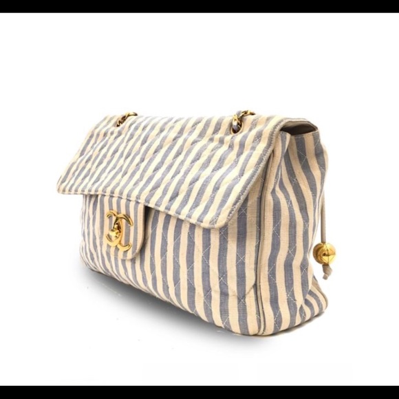 Rare Chanel single flap xxl Jumbo handbag - Picture 3 of 8